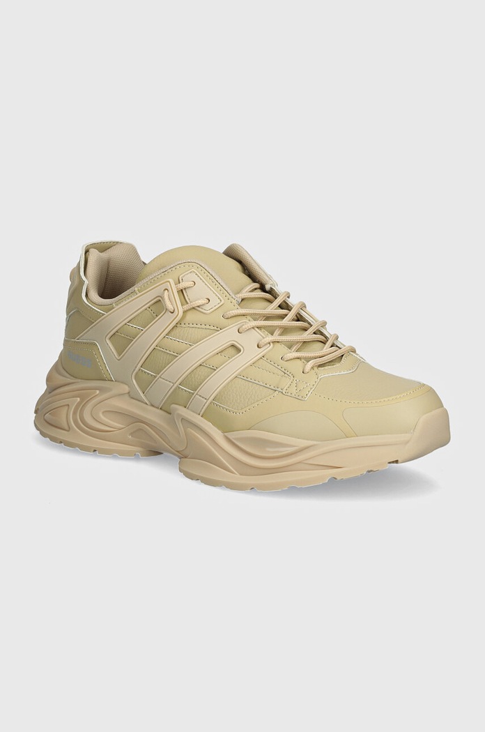 Tenisky Guess BELLUNO LOW imitace kůže béžová FMTBEL.ELE12.BEIGE