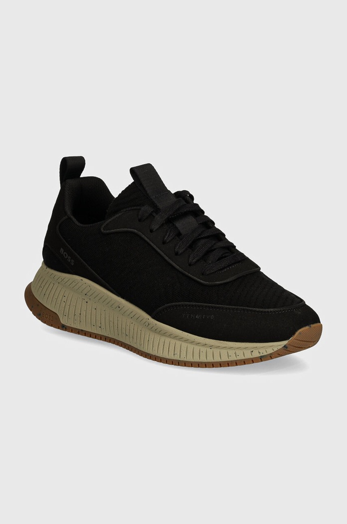 BOSS sneakersy TTNM EVO imitacja zamszu czarny 50517897.002