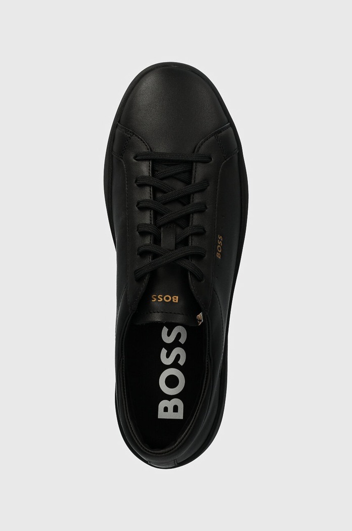 Kožené sneakers boty BOSS Belwar černá 50522865.005