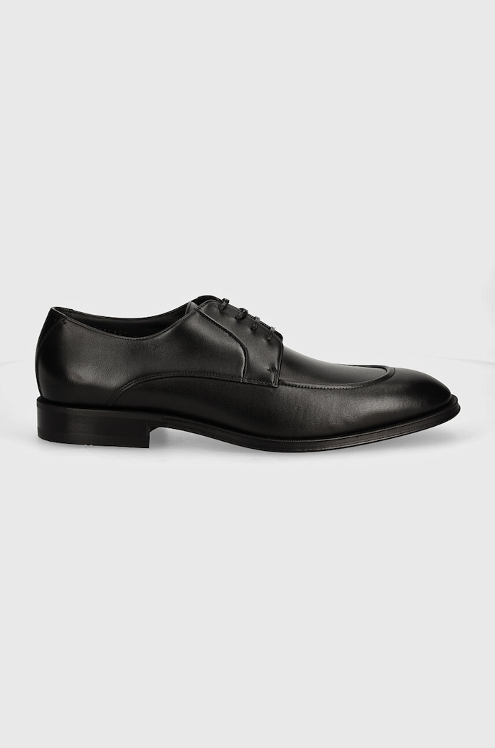 Kožené poltopánky BOSS Derrek 50522920.001 čierna NC24