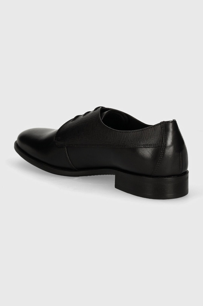 Obuv Kožené poltopánky BOSS Colby 50523041.001 čierna