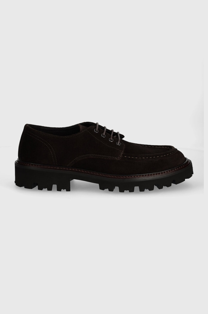 Semišové polobotky BOSS Julyo 50523060.201 hnědá AW24