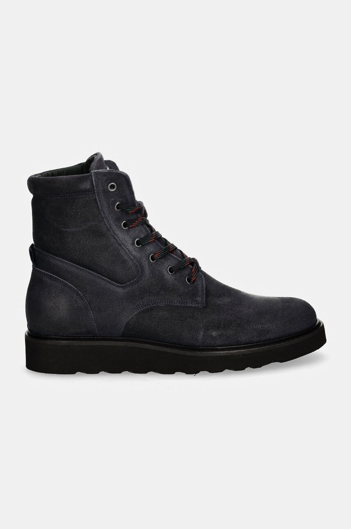 PS Paul Smith buty nubukowe Buck M2S.BUC02.NSUE granatowy AW24