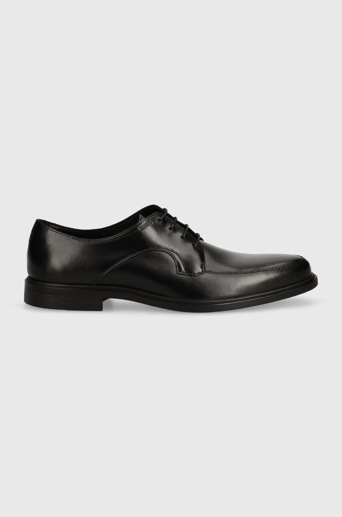 Kožne cipele HUGO Kerr 50522956.001 crna AW24
