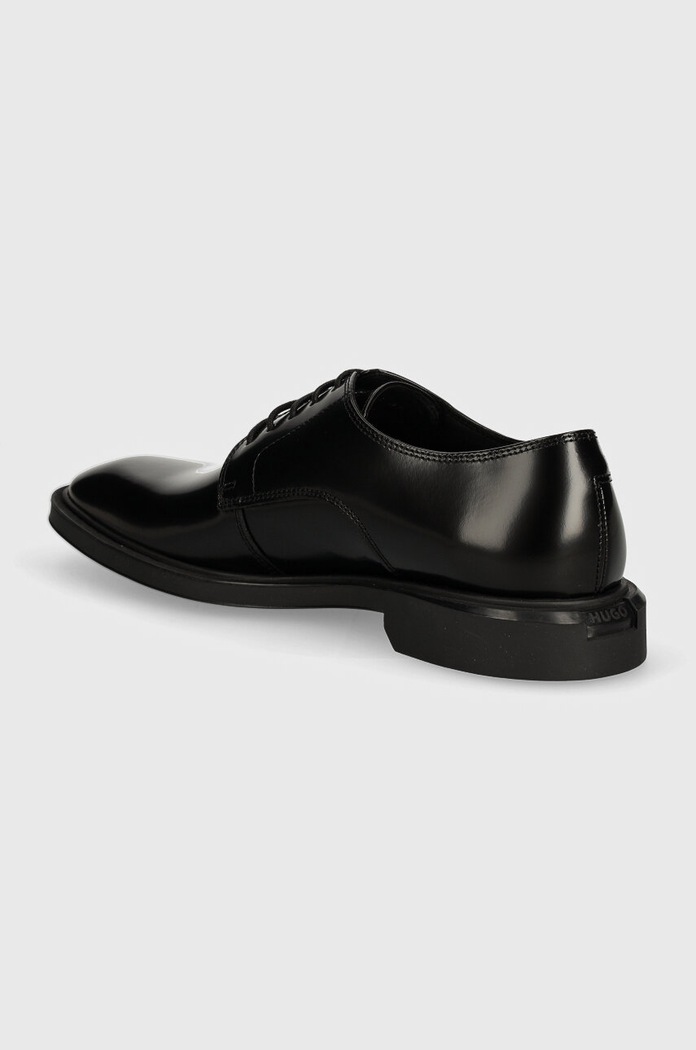 Obuwie HUGO półbuty skórzane Gryff 50522984.001 czarny