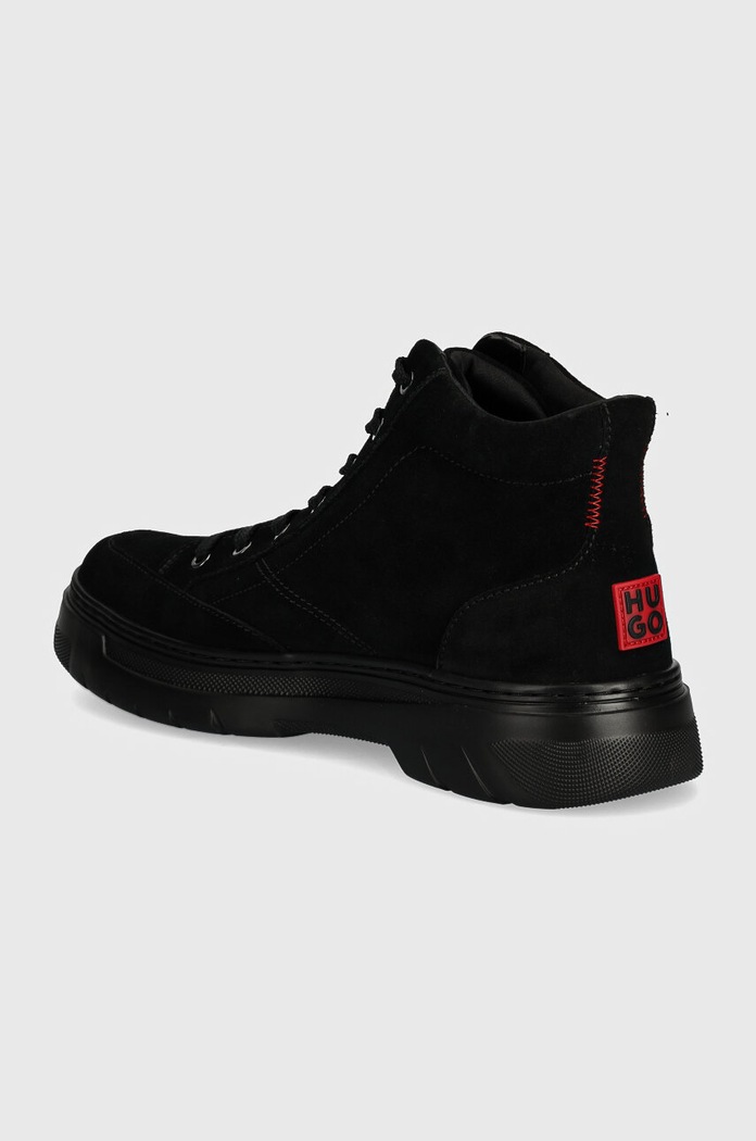 Obuwie HUGO buty zamszowe Urian 50522959.001 czarny