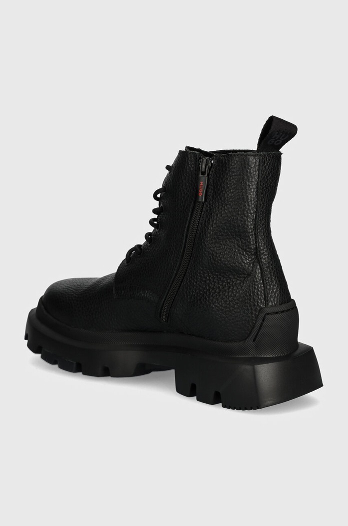 Obuwie HUGO buty skórzane Fabyan 50523891.001 czarny