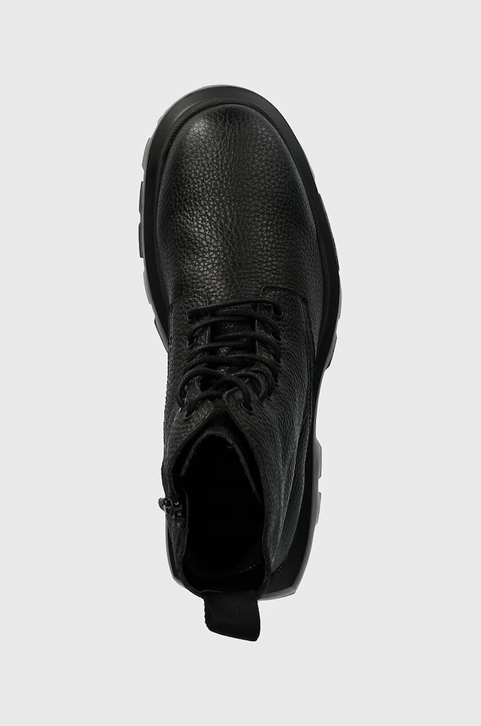 HUGO buty skórzane Fabyan czarny 50523891.001