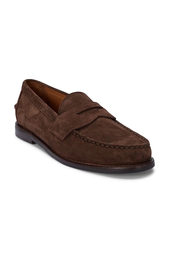Polo Ralph Lauren mokasyny zamszowe Alston Penny 803945281001.201 brązowy SS26
