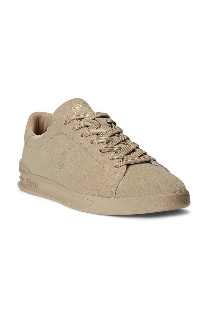 Superge iz semiša Polo Ralph Lauren Hrt Ct II 809877601001.250 bež SS26