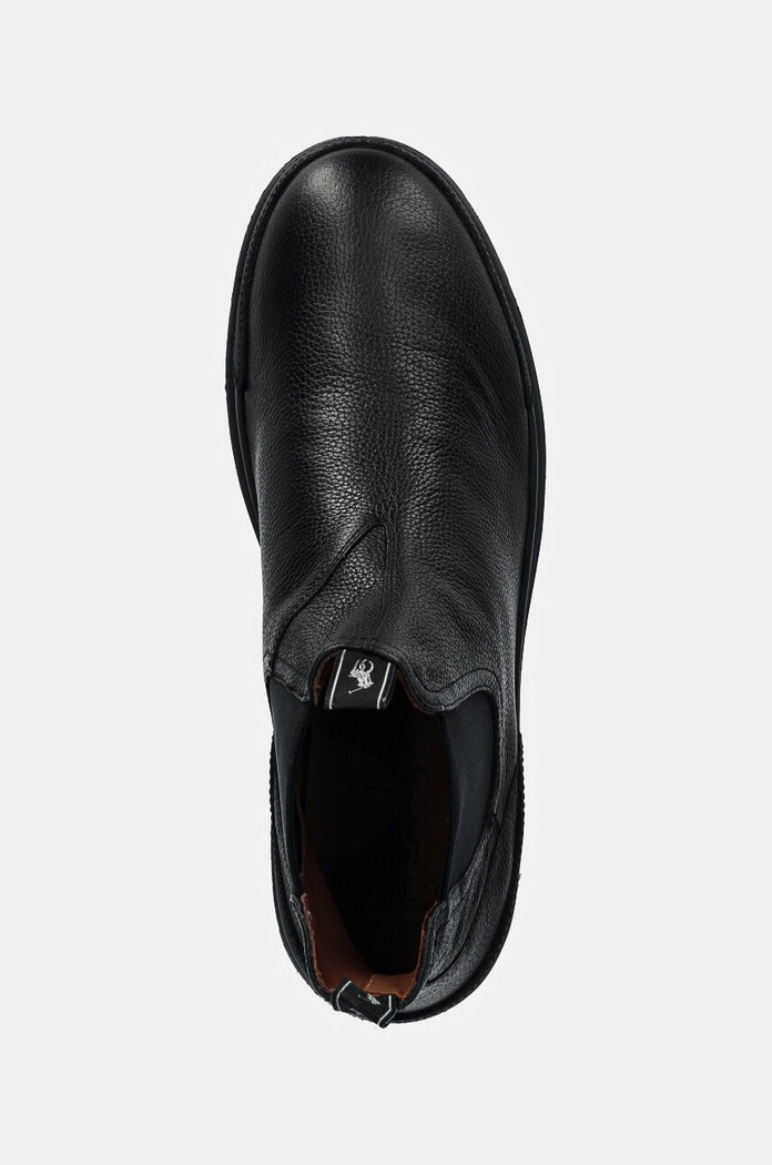 Кожени боти челси Polo Ralph Lauren Oslo Chelsea Polo Ralph Lauren 812845457001.001 черен