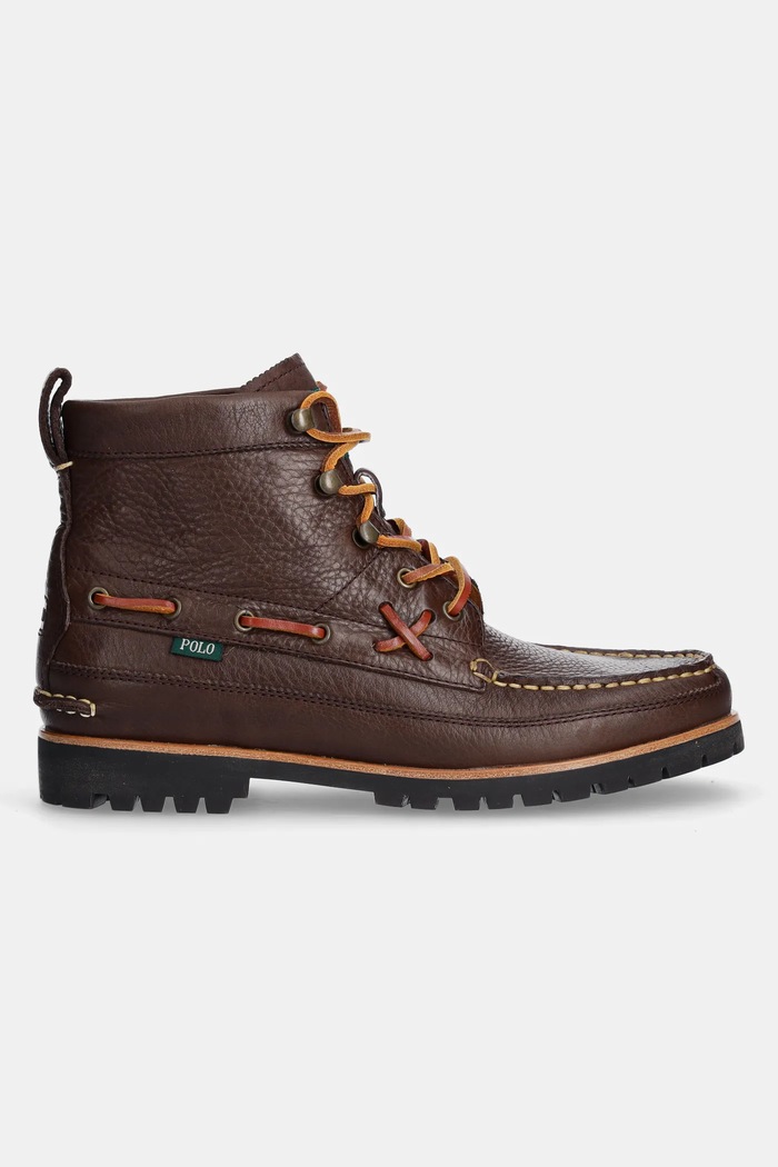 Polo Ralph Lauren trapery skórzane Ranger Mid 812945851001.200 brązowy AW24