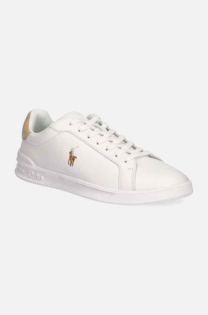 Kožené tenisky Polo Ralph Lauren Hrt Ct II nízký bílá 809940762001.100