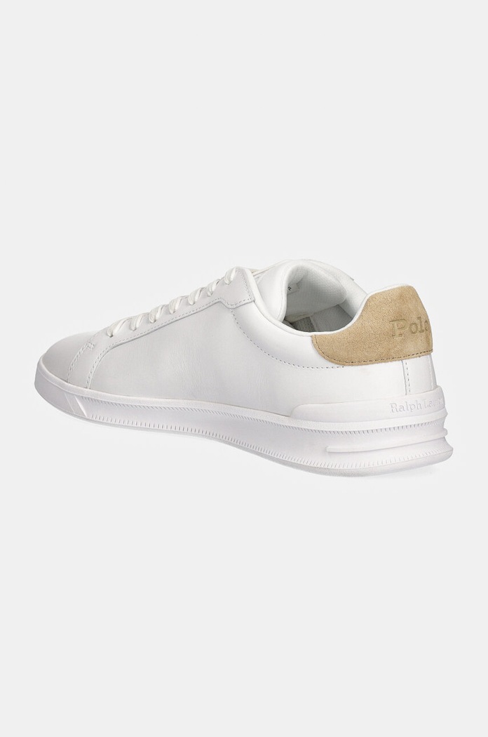 Boty Kožené tenisky Polo Ralph Lauren Hrt Ct II 809940762001.100 bílá