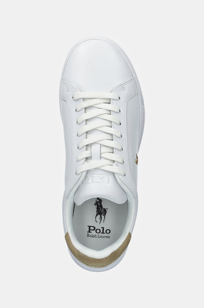 Kožené tenisky Polo Ralph Lauren Hrt Ct II bílá 809940762001.100