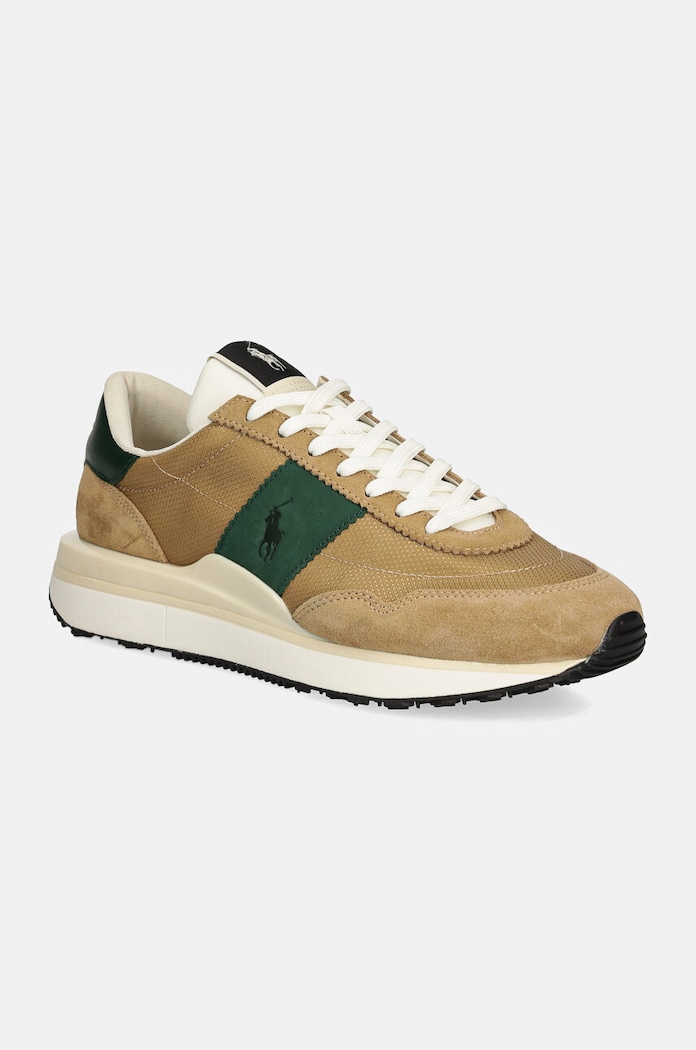 Sneakers Polo Ralph Lauren Train 89 Pp υφασμάτινο μπεζ 809945172008.260