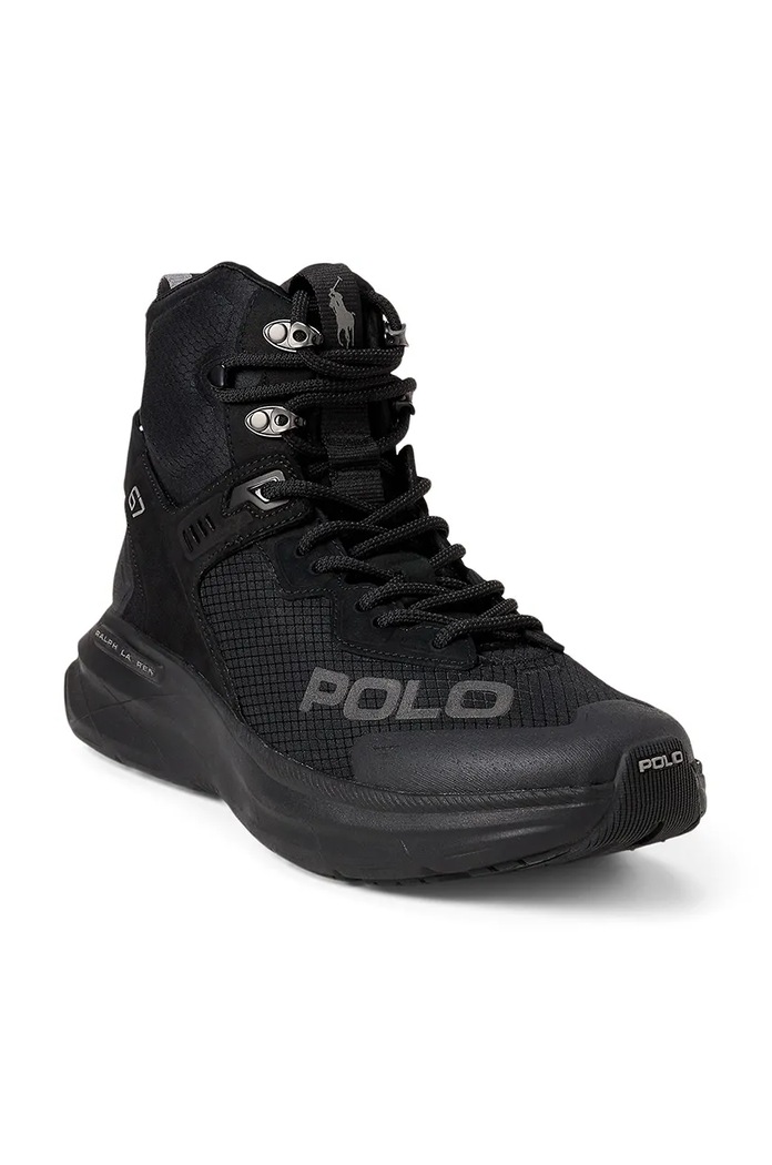 Polo Ralph Lauren buty wysokie Crt Blade Md 809945261001.001 czarny AW24