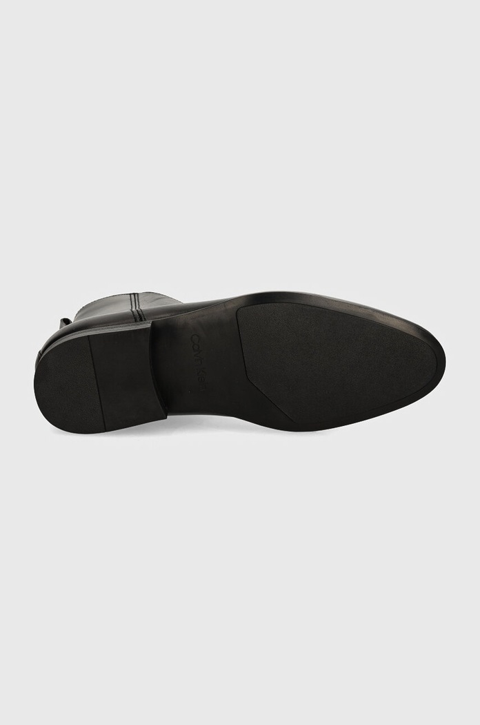 Kožená obuv Calvin Klein HM0HM01501 HM0HM01501 čierna