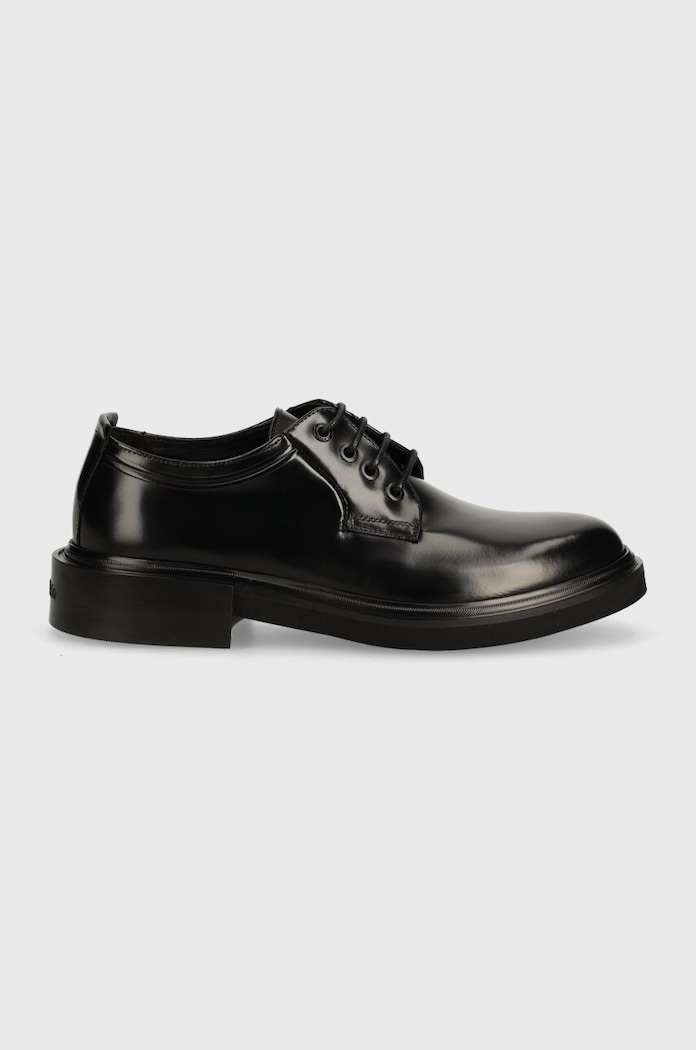 Calvin Klein półbuty skórzane HM0HM01486 HM0HM01486 czarny AW24