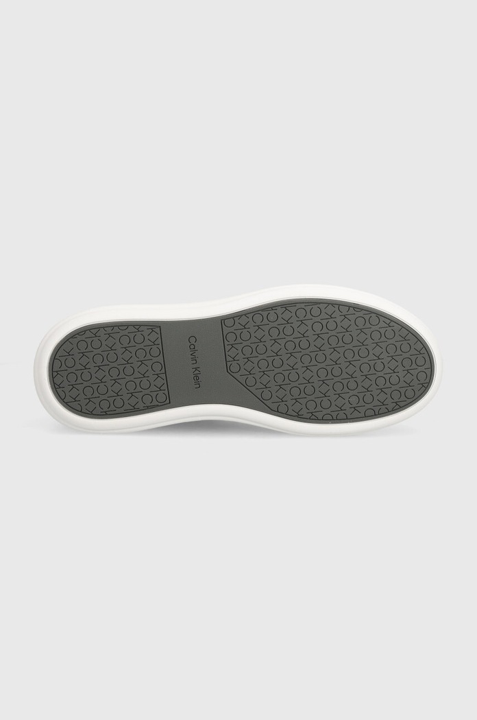 Calvin Klein sneakersy skórzane HM0HM01498 HM0HM01498 czarny