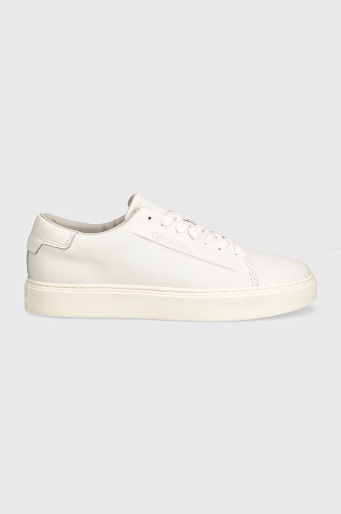 Δερμάτινα sneakers Calvin Klein HM0HM01516 HM0HM01516 λευκό AW24