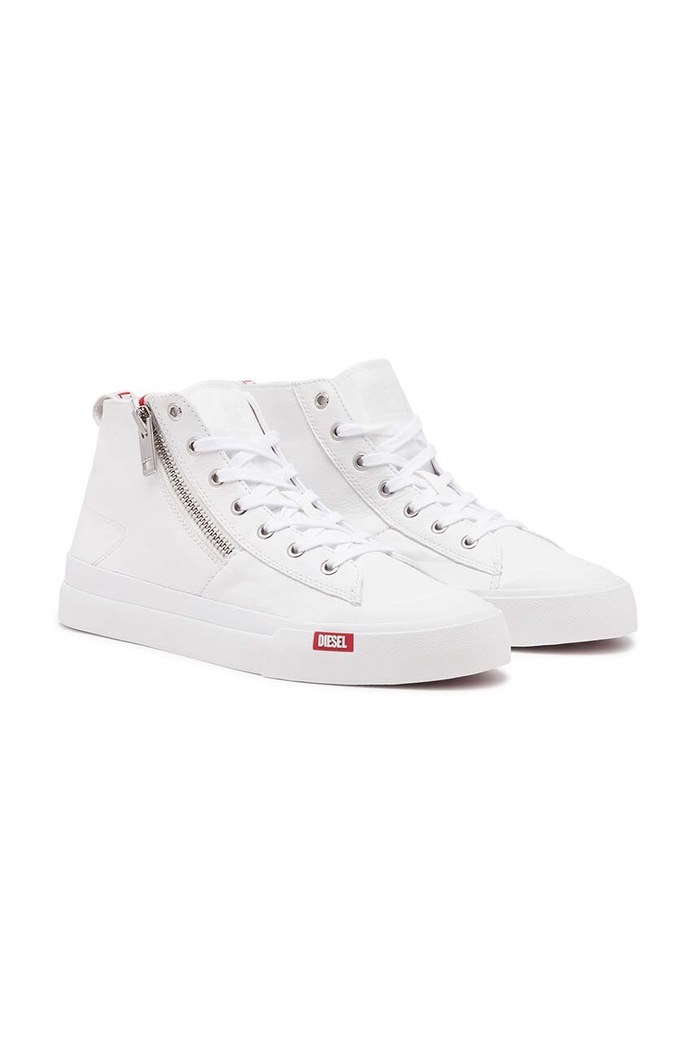 Δερμάτινα sneakers Diesel S-Athos Zip Y03267.P1732.T1003 λευκό AW24