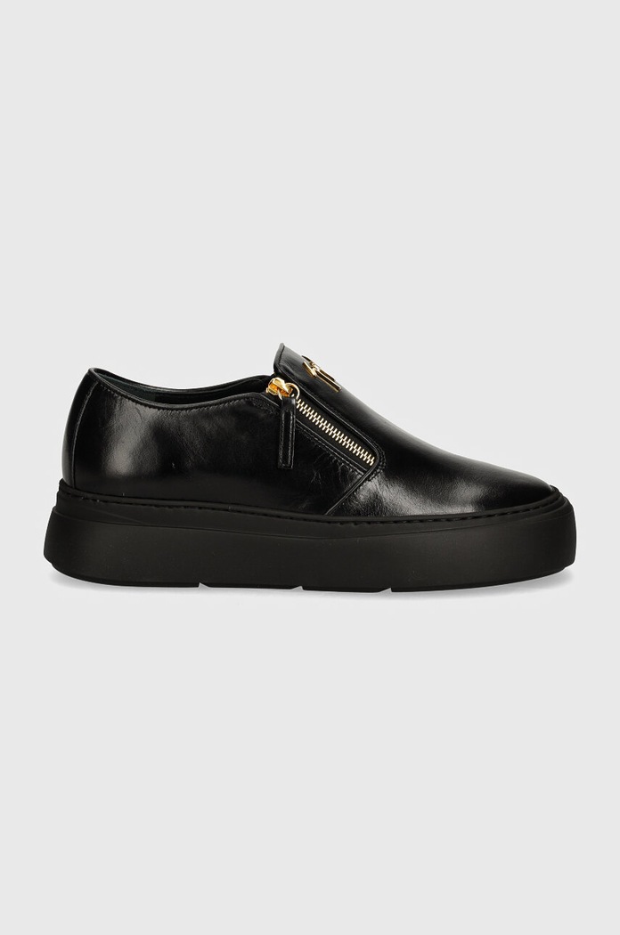 Kožne cipele Giuseppe Zanotti Alec EU40010.013 crna AW24