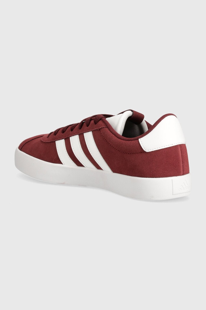 Obuwie adidas sneakersy zamszowe VL Court 3.0 IF4457 bordowy