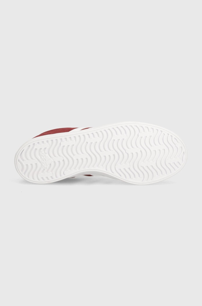 adidas sneakersy zamszowe VL Court 3.0 IF4457 bordowy