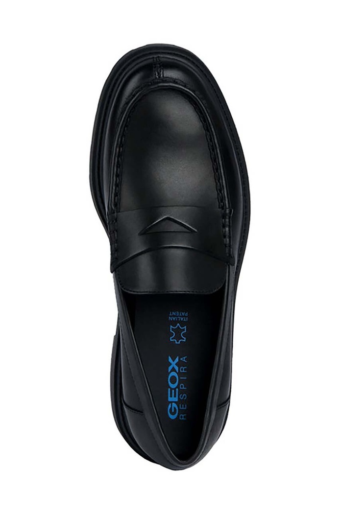Kožené mokasíny Geox U SPHERICA EC7 U36FRB.00043.C9999 černá