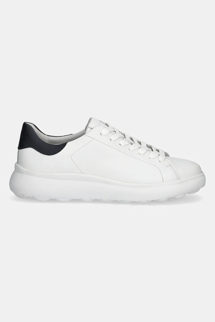 Kožené sneakers boty Geox U SPHERICA EC4.1 U45FUA.00043.C1000 bílá NC24