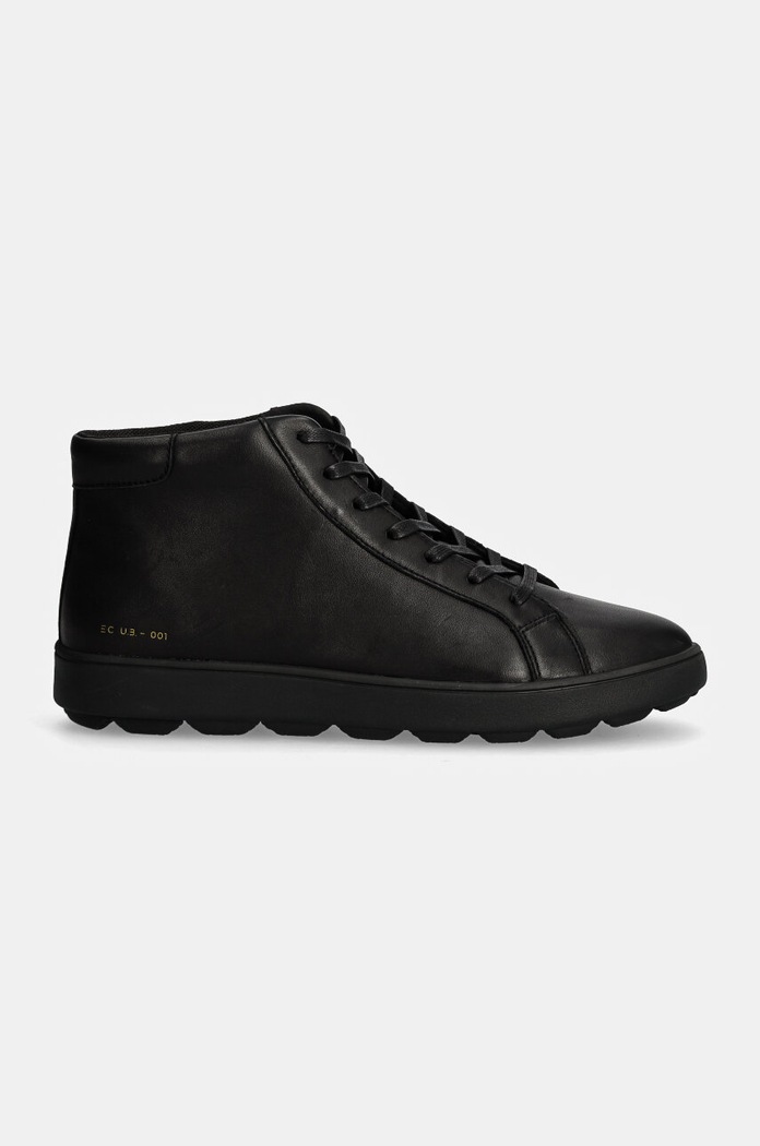 Geox sneakersy skórzane U SPHERICA ECUB-1 U46GPA.00085.C9999 czarny AW25