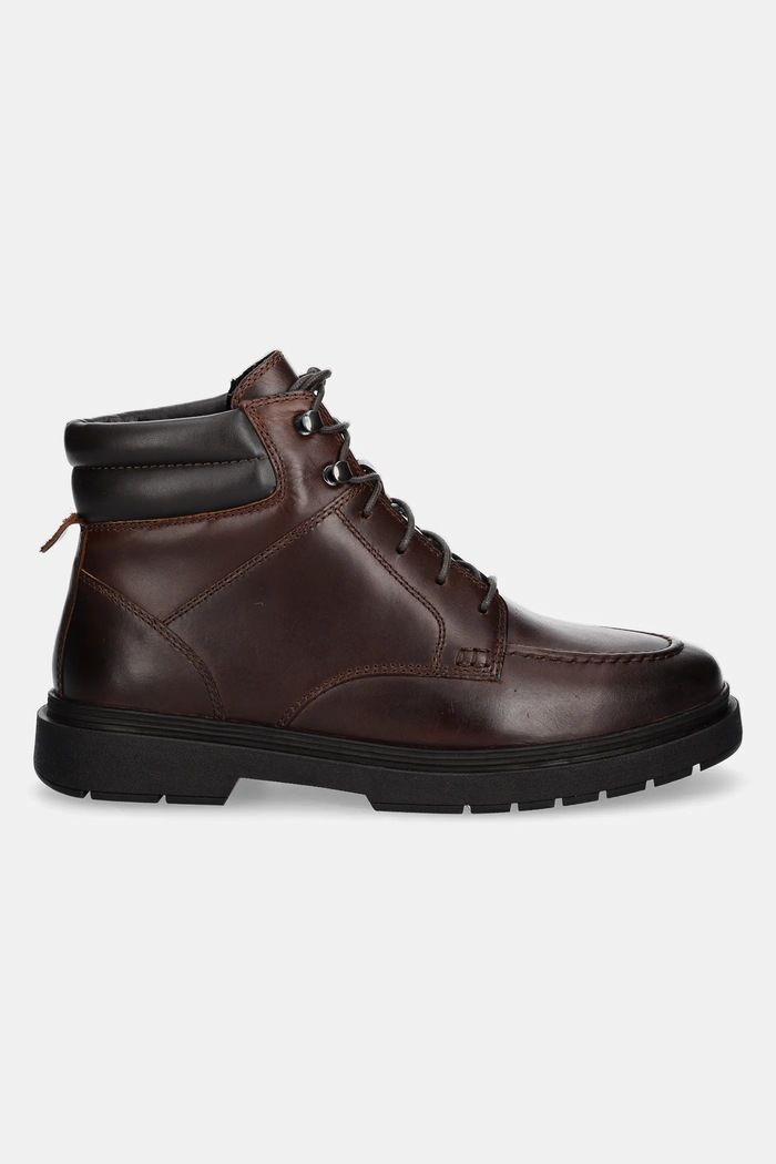 Kožené boty Geox U CALAITA U46HBG.000FF.C6003 hnědá AW24