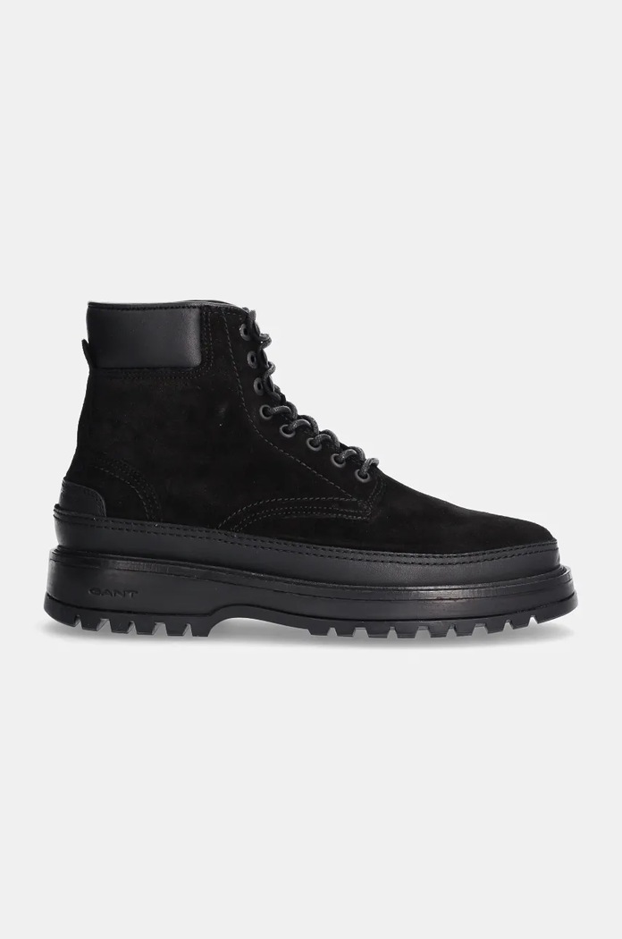 Gant trapery skórzane Clafton 29643741.G00 czarny AW24