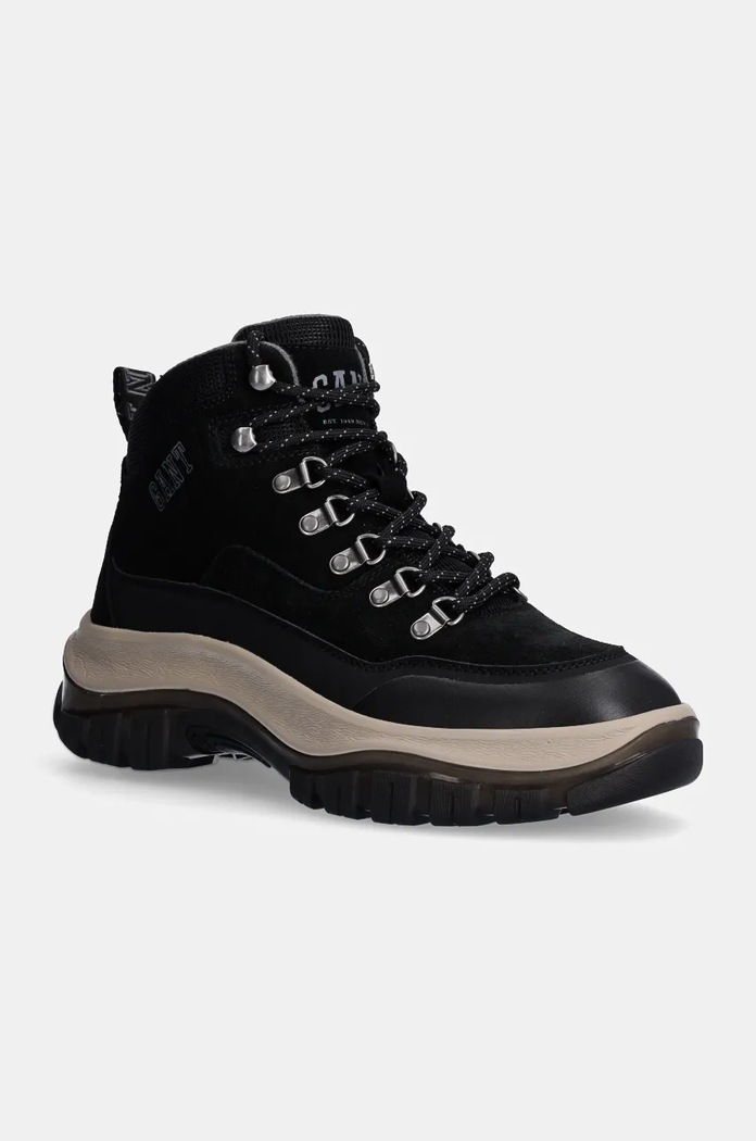 Gant buty Hillark skóra zamszowa czarny 29643744.G00