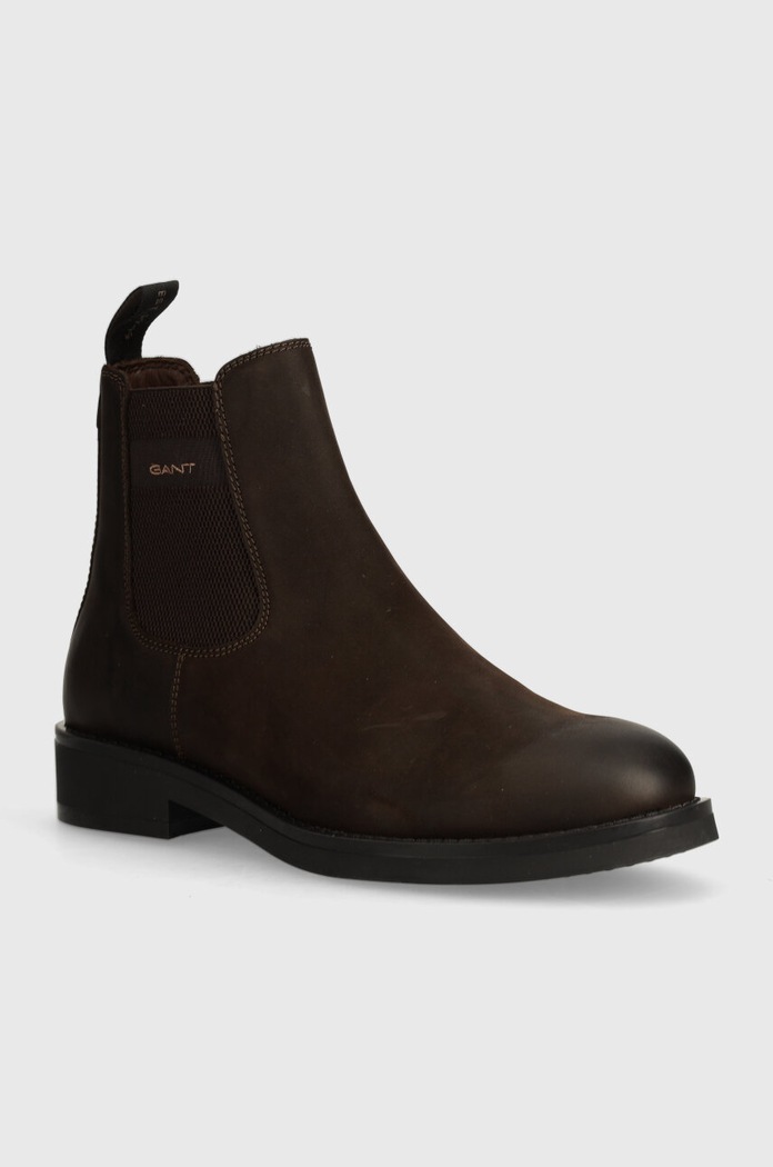 Nubukové kotníkové boty Gant Prepdale casual hnědá 29651752.G46