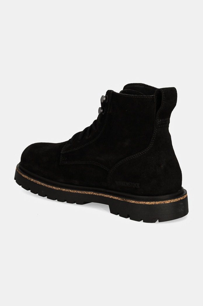 Încălțăminte Birkenstock pantofi bărbați din piele întoarsă 1028911 negru