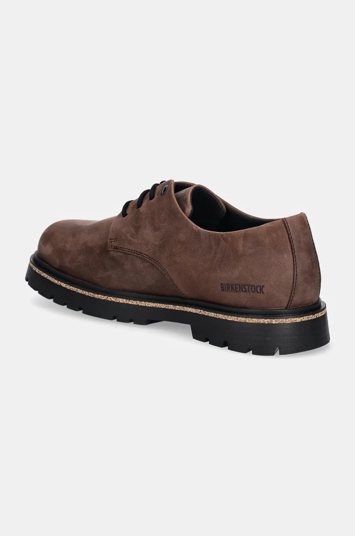 Взуття Туфлі на низькому ходу з нубуку Birkenstock Highwood Lace Low 1028093 коричневий