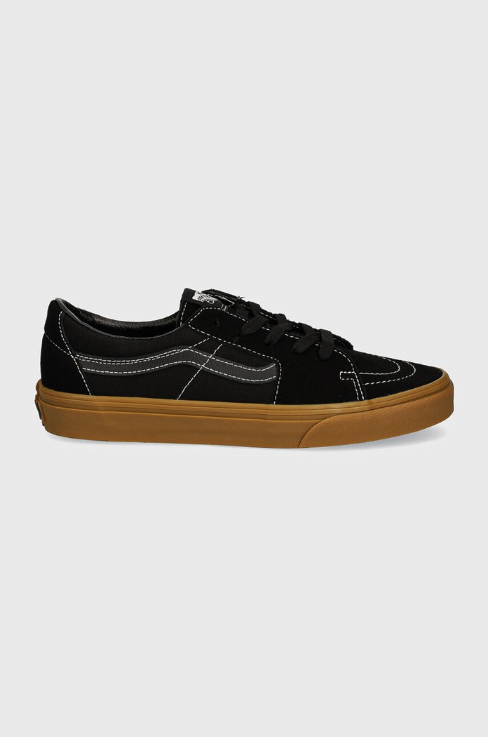 Vans Tenisówki zamszowe SK8-Low VN0009QRCJJ1 czarny AW24