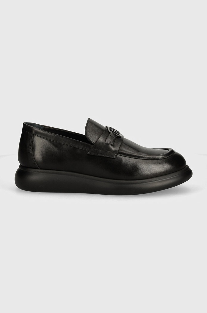 Karl Lagerfeld mocasini de piele GRANBY KL22314.00X negru AW24