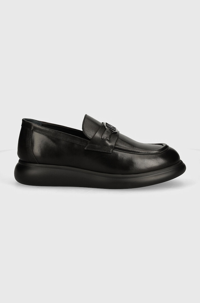 Karl Lagerfeld mocasini de piele GRANBY KL22314.00X negru AW24