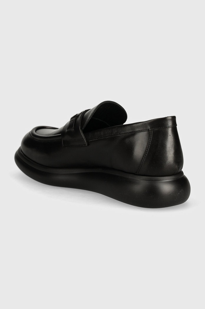Încălțăminte Karl Lagerfeld mocasini de piele GRANBY KL22314.00X negru