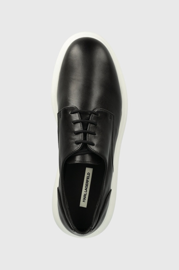Karl Lagerfeld pantofi de piele GRANBY negru KL22330.000