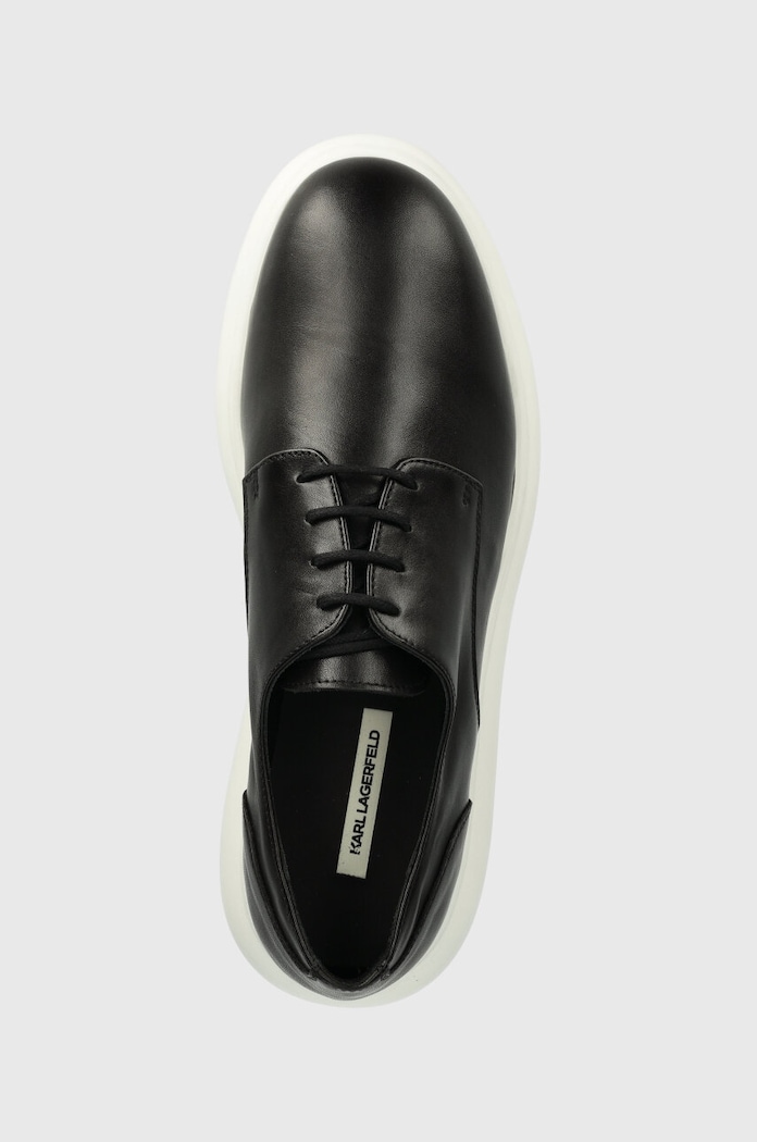 Karl Lagerfeld pantofi de piele GRANBY negru KL22330.000
