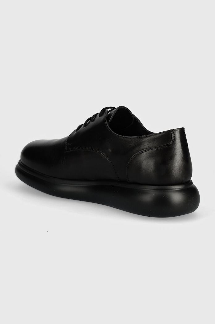 Obuv Kožené poltopánky Karl Lagerfeld GRANBY KL22330.00X čierna