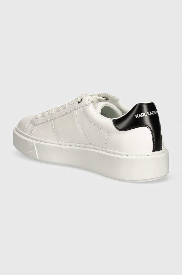 Boty Kožené tenisky Karl Lagerfeld MAXI KUP KL52221.011 bílá