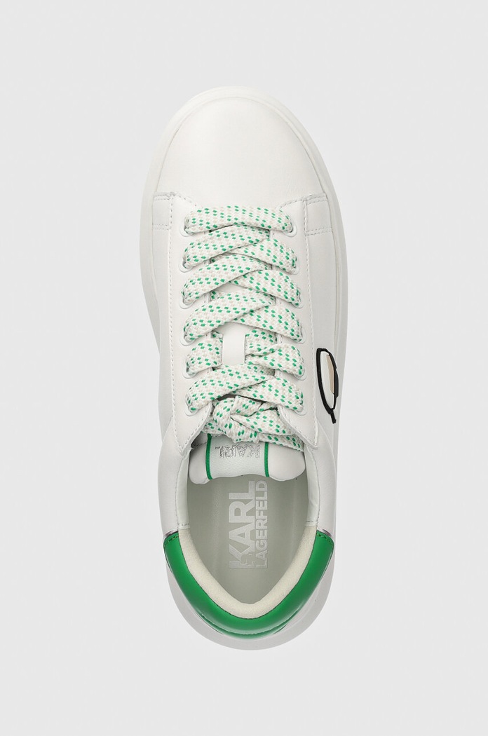 Karl Lagerfeld sneakersy skórzane KAPRI MENS biały KL52528.01F