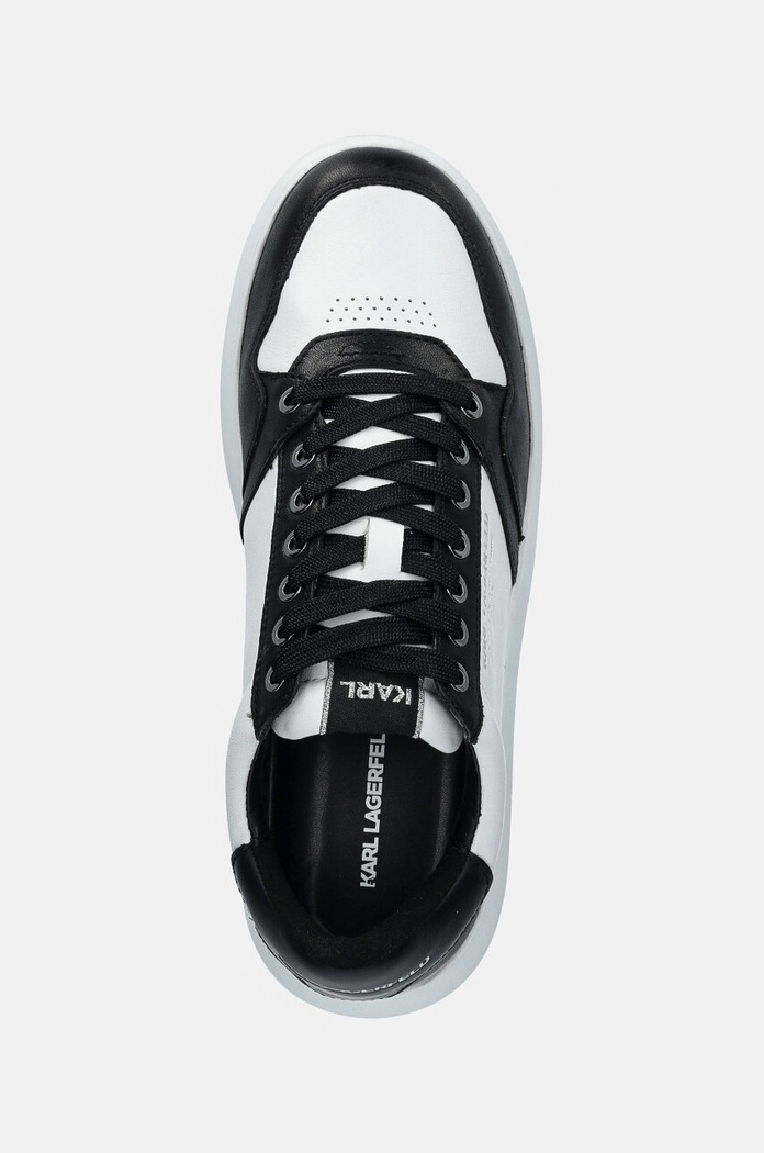 Δερμάτινα sneakers Karl Lagerfeld KAPRI MENS μαύρο KL52537R.001