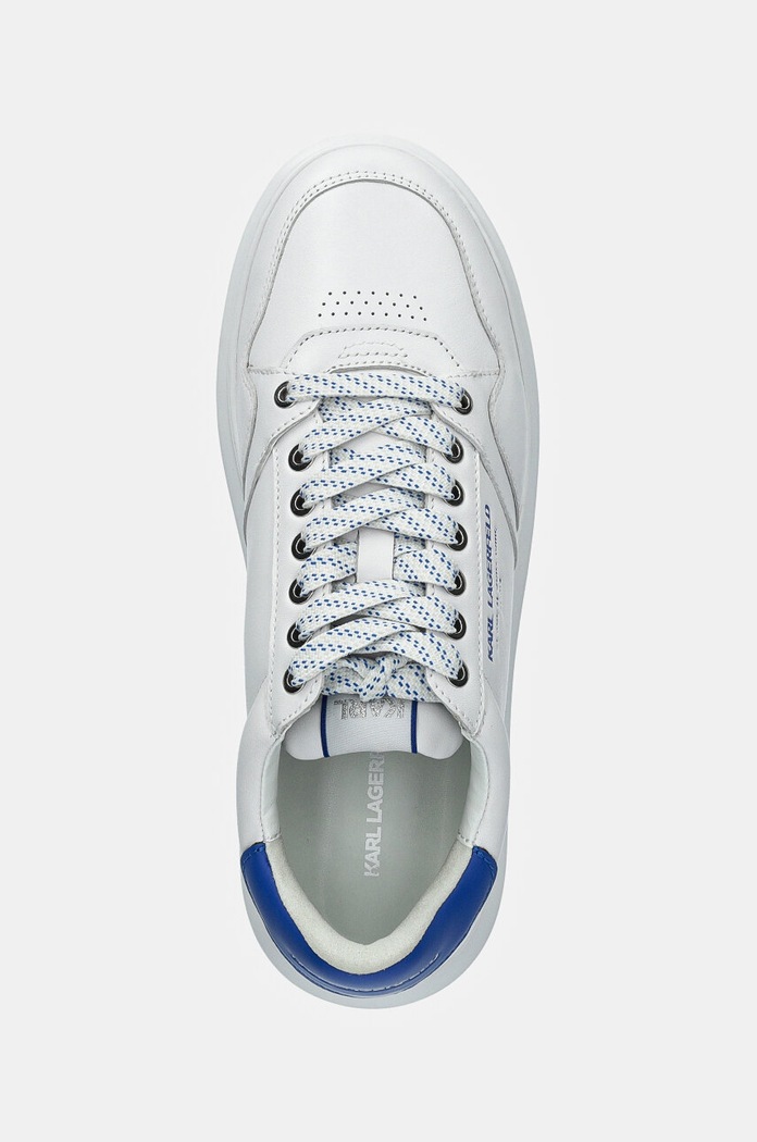 Karl Lagerfeld sneakersy skórzane KAPRI MENS biały KL52537R.01B