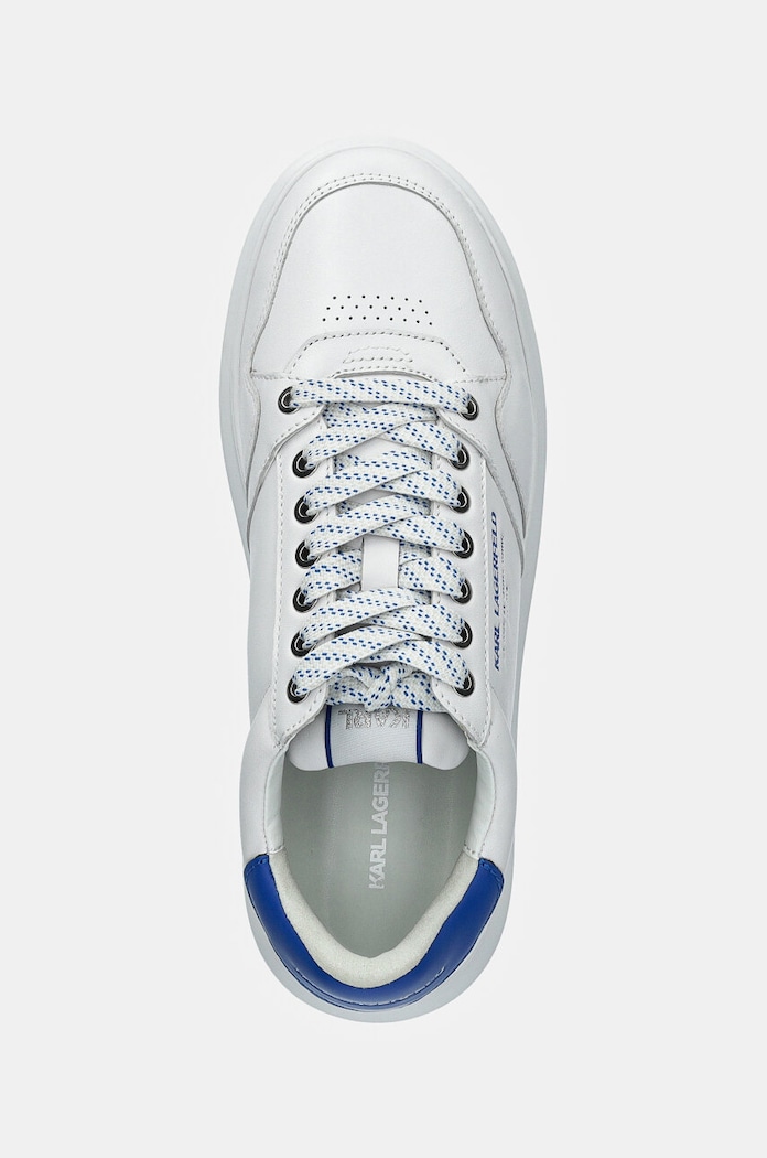 Karl Lagerfeld sneakersy skórzane KAPRI MENS biały KL52537R.01B